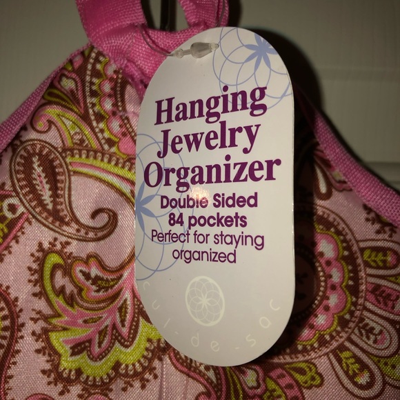 Hanging jewelry organizer NWT perfect for staying organized double-sided - Picture 7 of 13